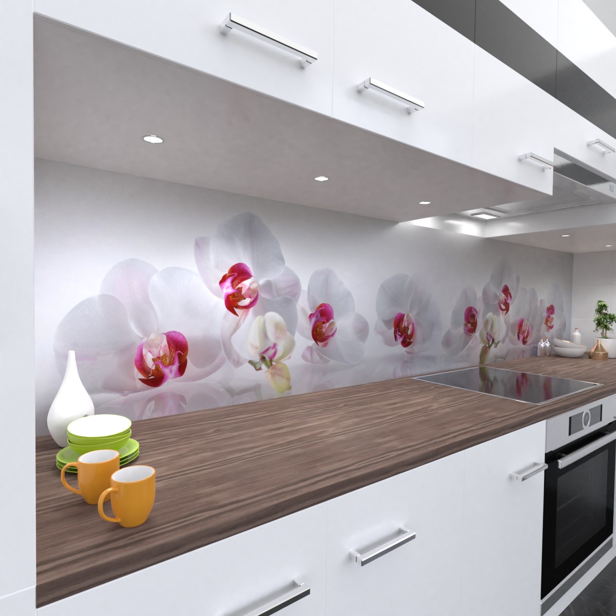 Orchidee Design Küchenrückwand 2