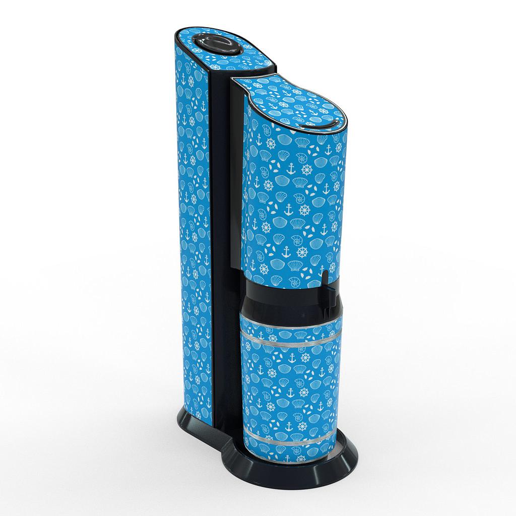 Sodastream Aufkleber Design Maritim Muster2 