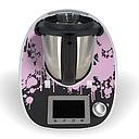 Aufkleber für Thermomix TM5 Sticker Vorwerk Splatter lightpink Folie Tattoo