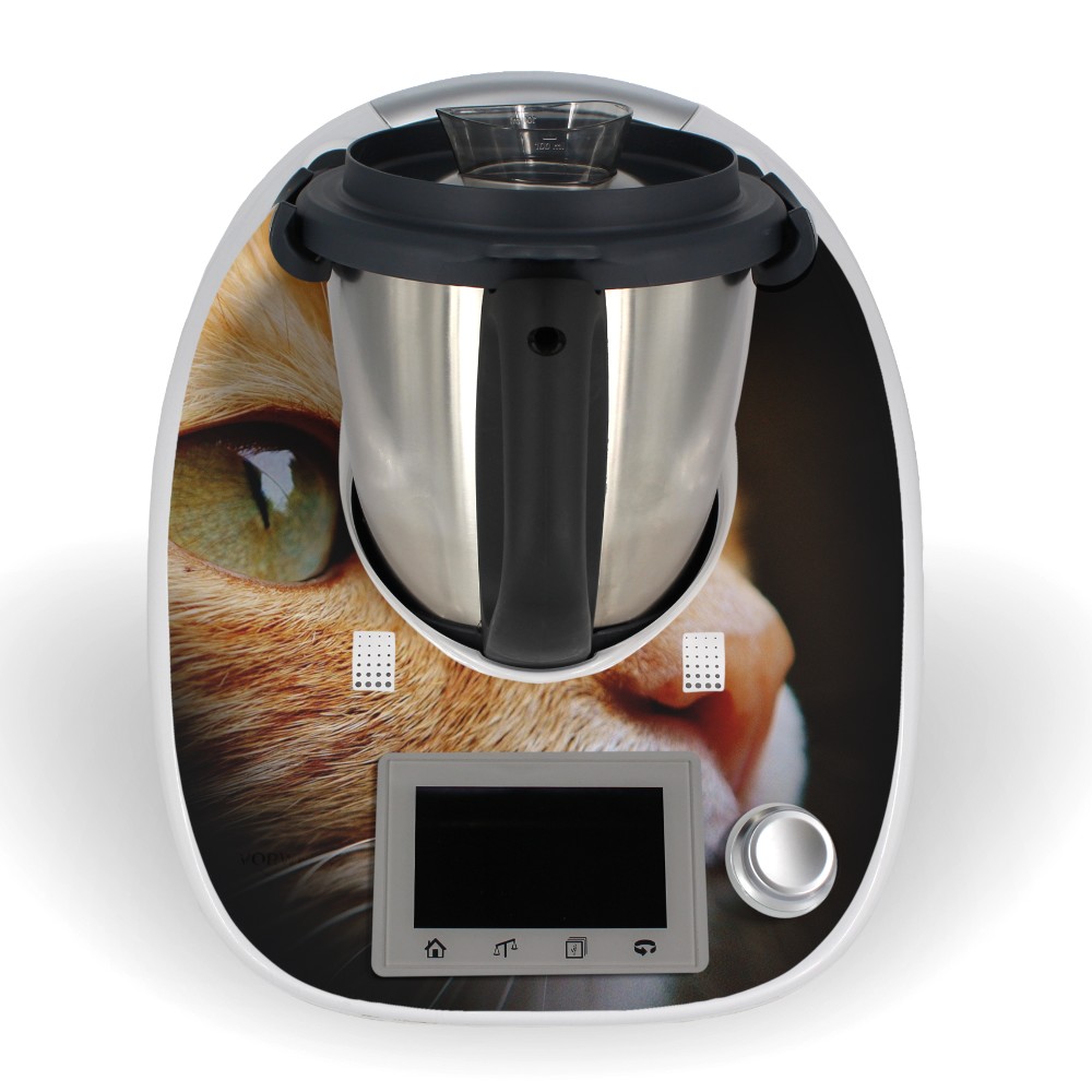 Aufkleber für Thermomix TM5 Sticker Vorwerk Katzen Design Folie Tattoo