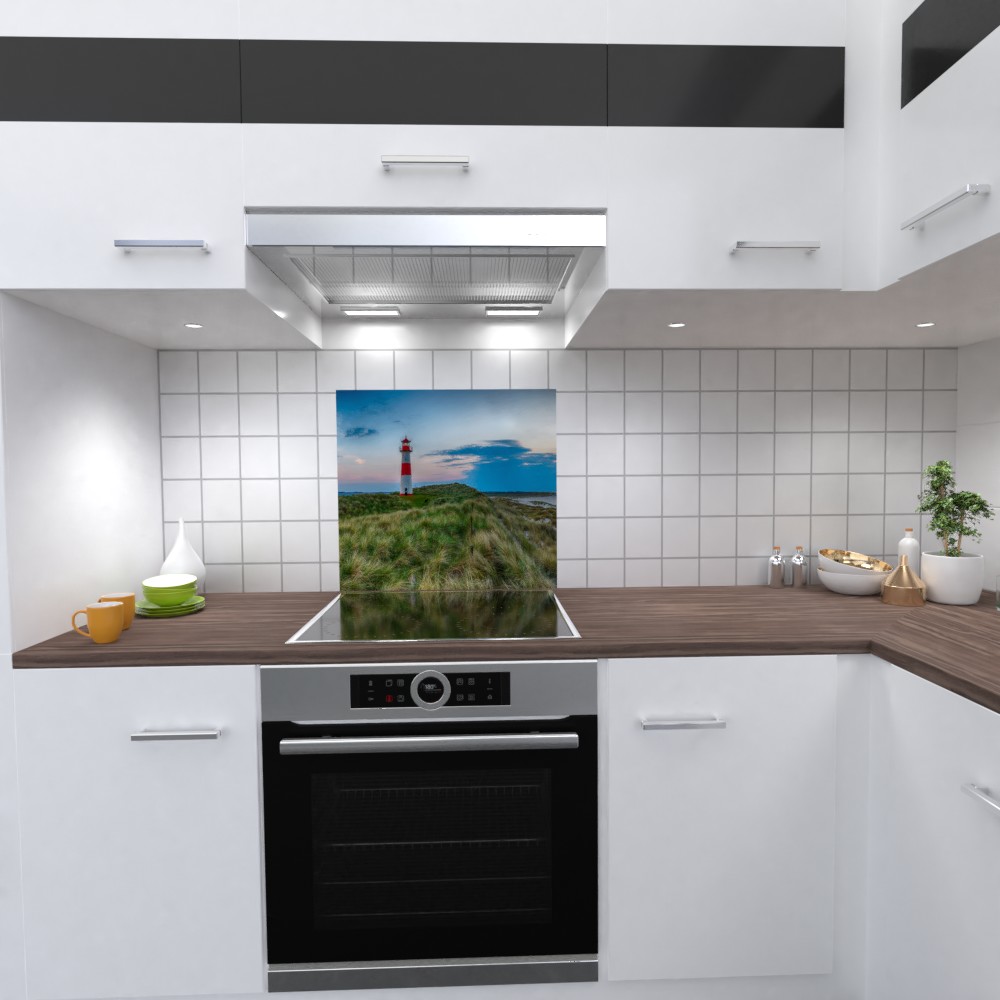 Leuchtturm1 Küchenrückwand selbstklebend Wandtattoo für Fliesenspiegel