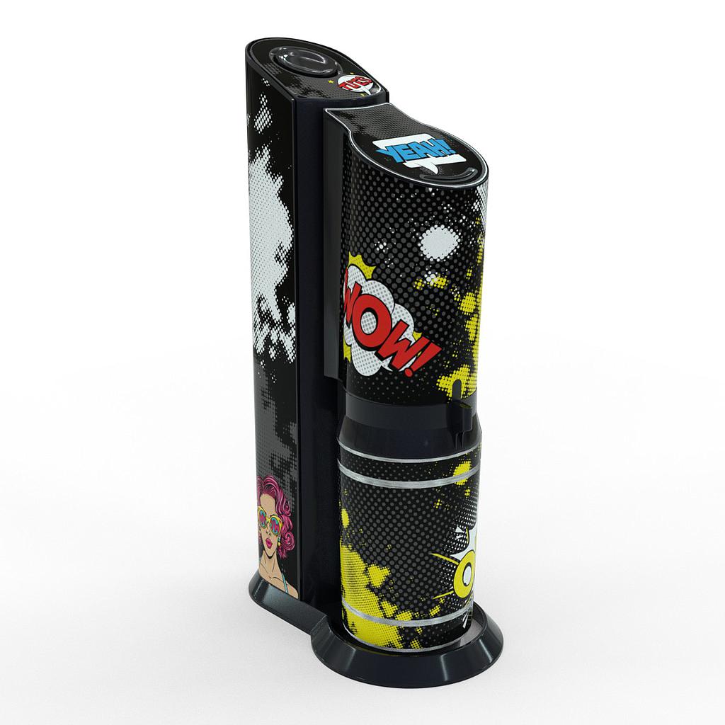 [K0012-03-19] Sodastream Aufkleber Design Popart  selbstklebende Folie