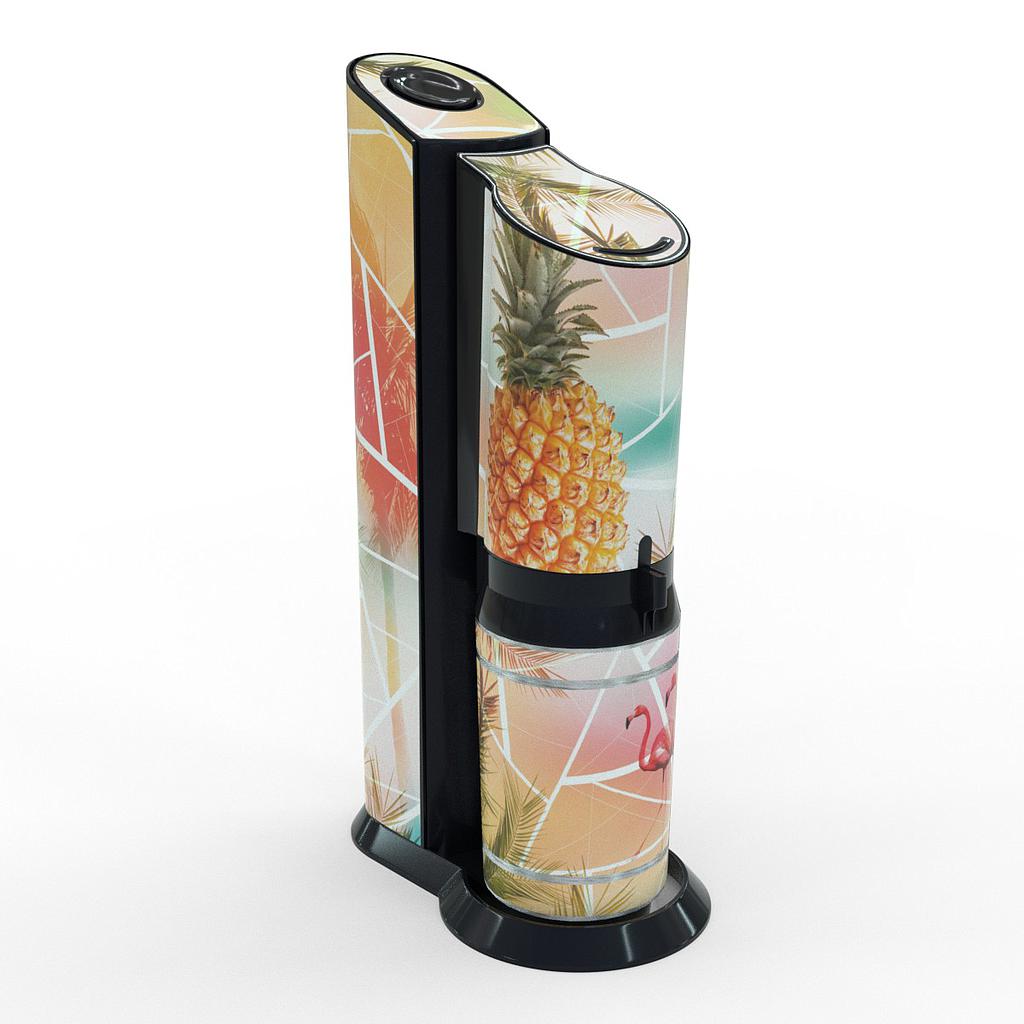 [K0016-03-19] Sodastream Aufkleber Design Tropical  selbstklebende Folie
