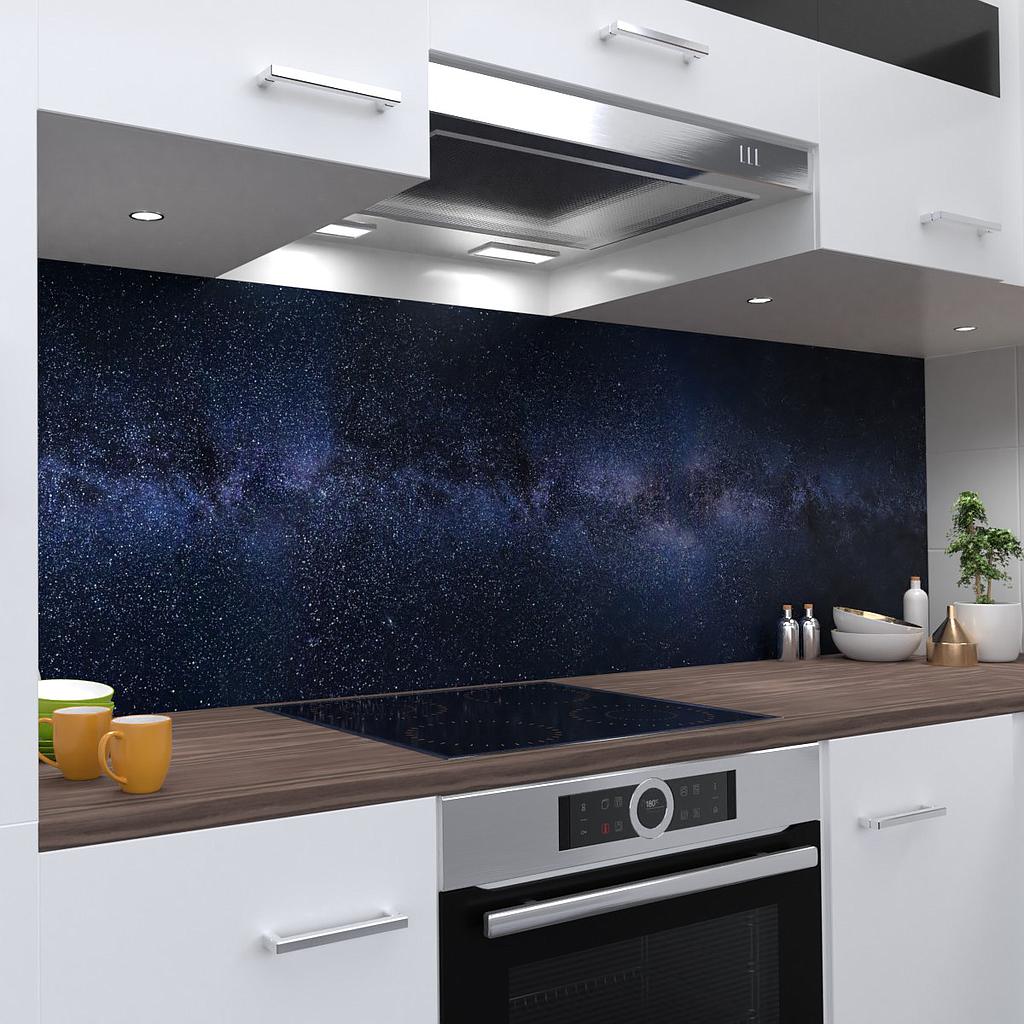 Milchstrasse Küchenrückwand selbstklebend Wandtattoo für Fliesenspiegel