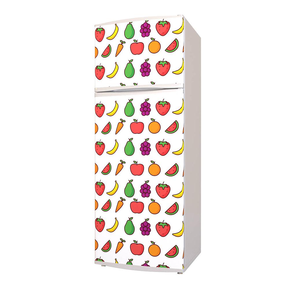 Fruits Design Kühlschrankfolie selbstklebend Wandtattoo