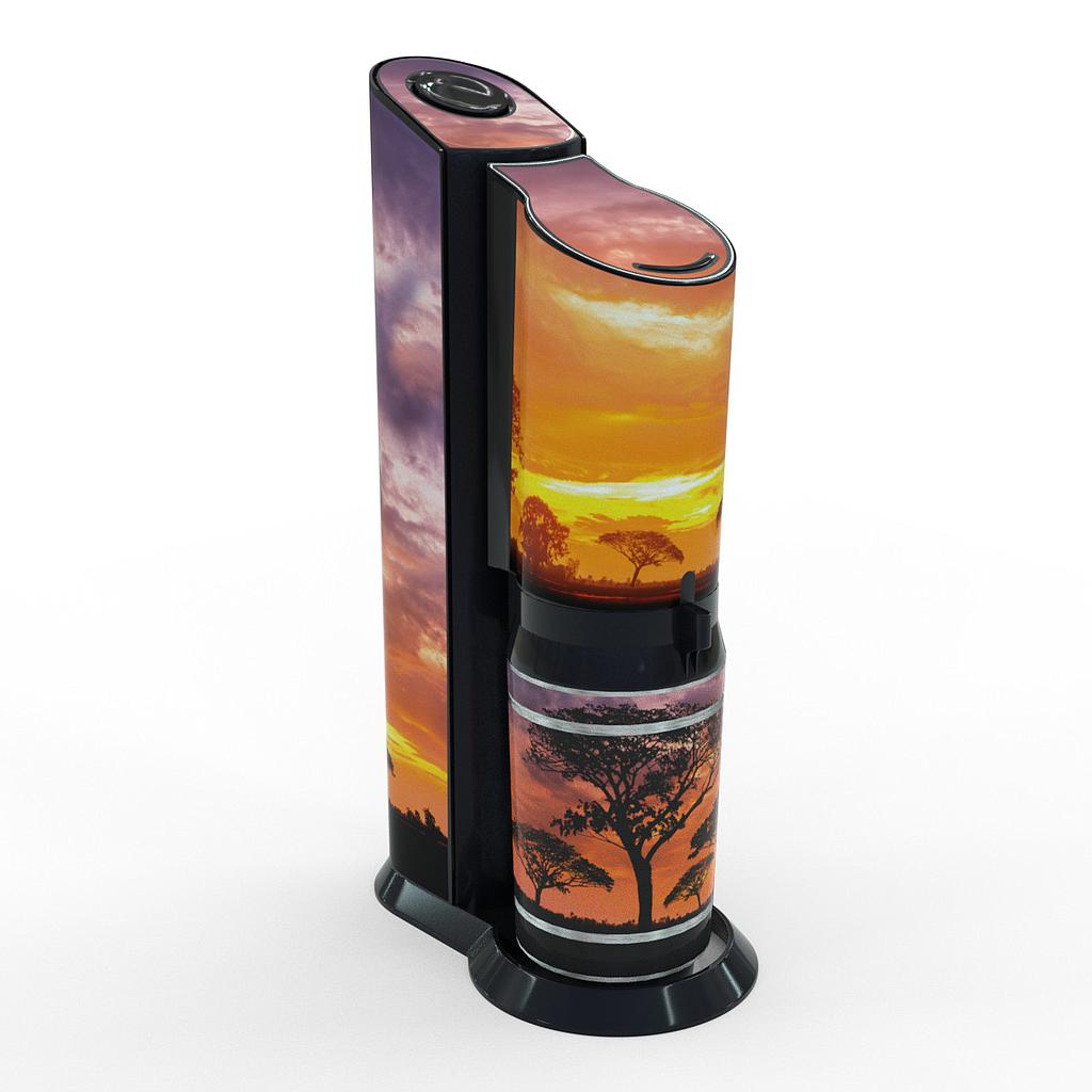 [K00959-03-19] Sodastream Aufkleber Design Afrika selbstklebende Folie