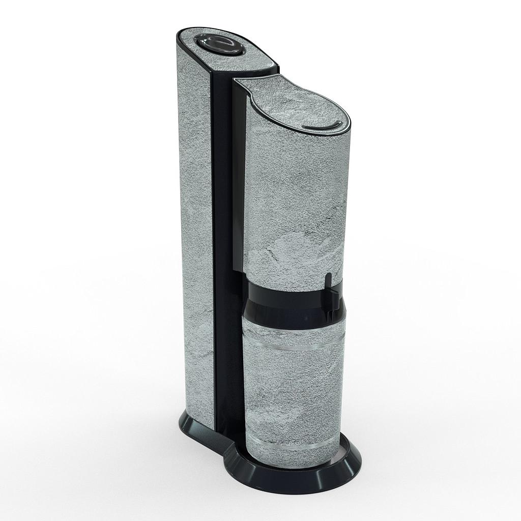 [K00963-03-19] Sodastream Aufkleber Design Grey Stone selbstklebende Folie