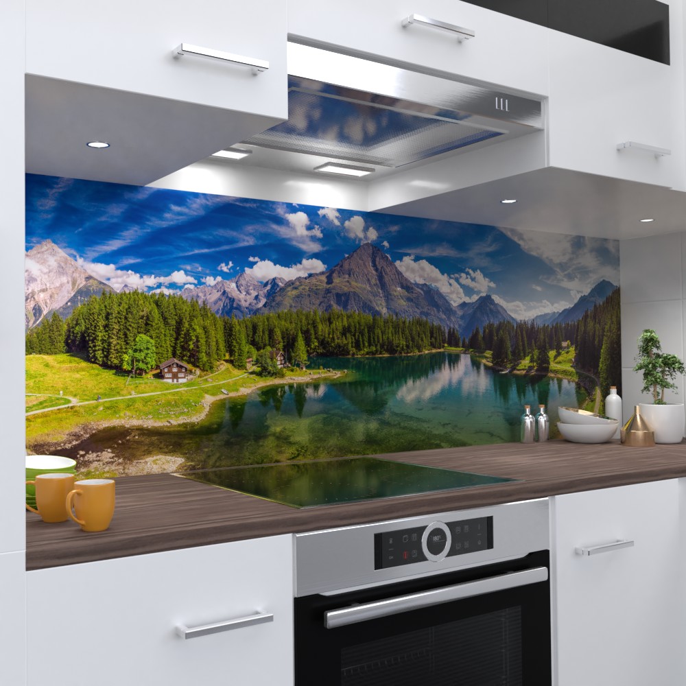 Arnisee Küchenrückwand selbstklebend Wandtattoo für Fliesenspiegel