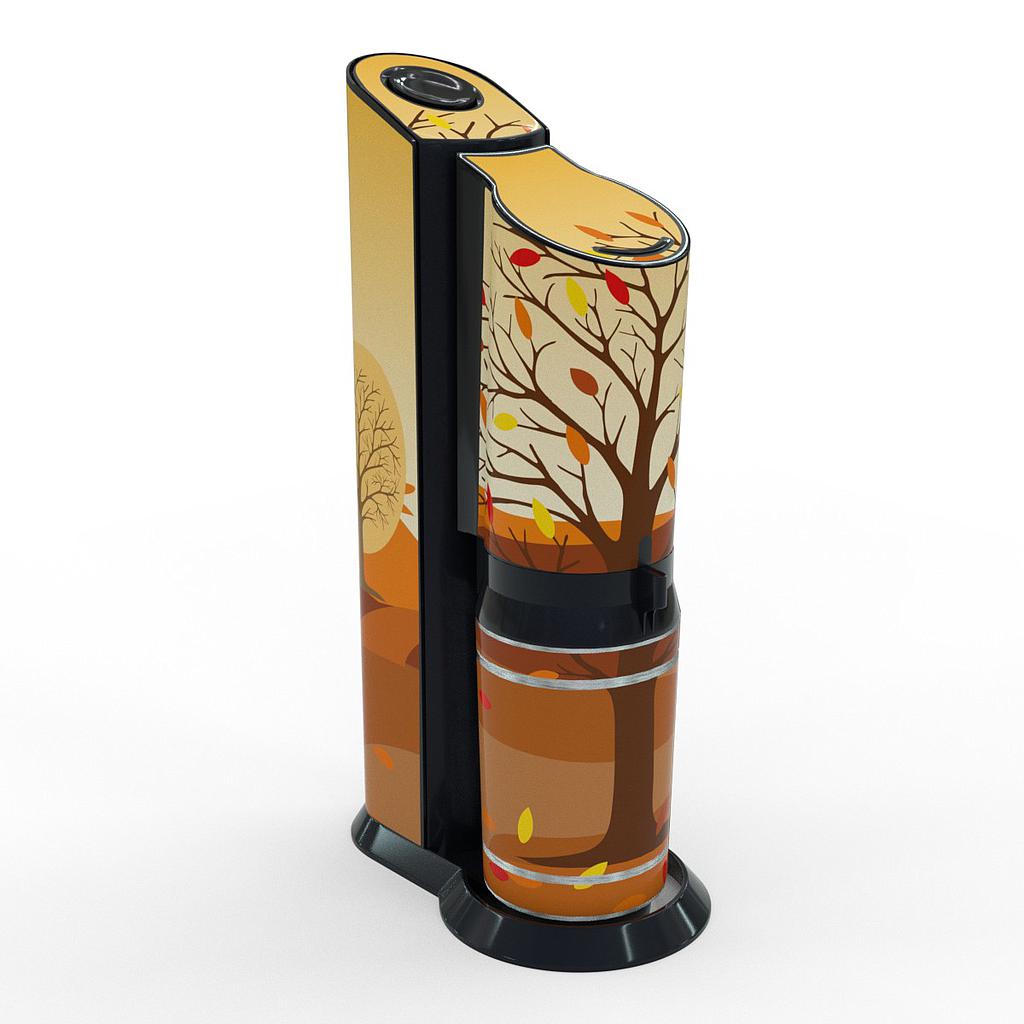 [K02253-03-19] Sodastream Aufkleber Design Autumn Panorama selbstklebende Folie